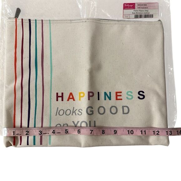 Thirty One ~ set of two~Canvas zipped pouch + Card Holder w/ Motovational Cards - Picture 5 of 11